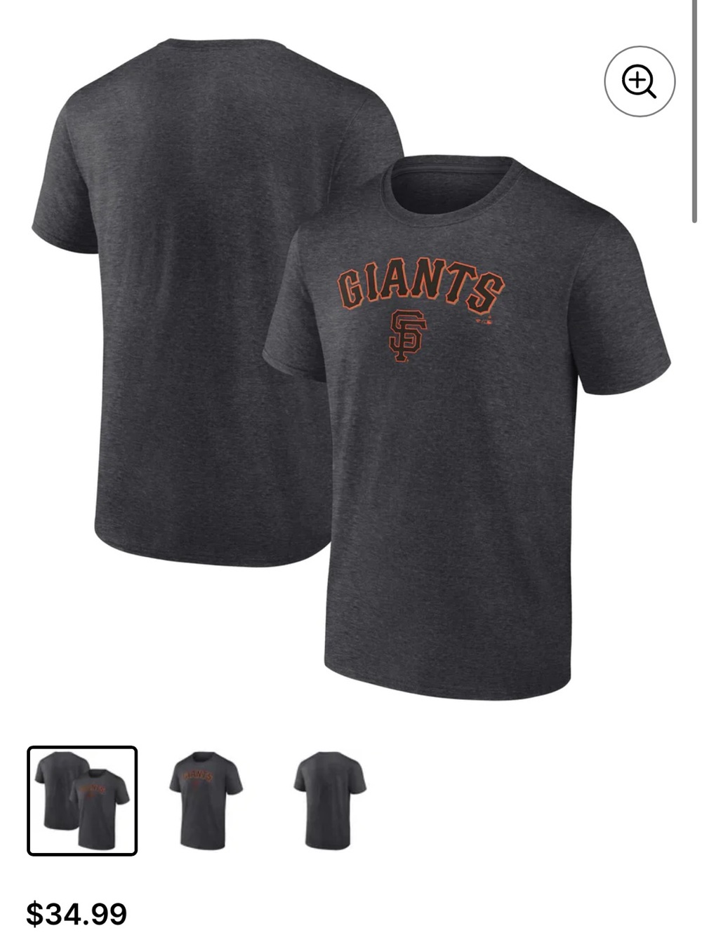 Fanatics Men's San Francisco Giants tshirt